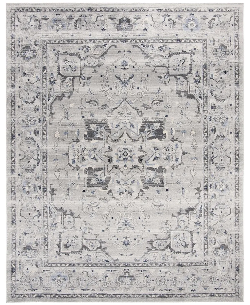 Safavieh Charleston CHL411 Gray and Dark Gray 10' x 14' Area Rug