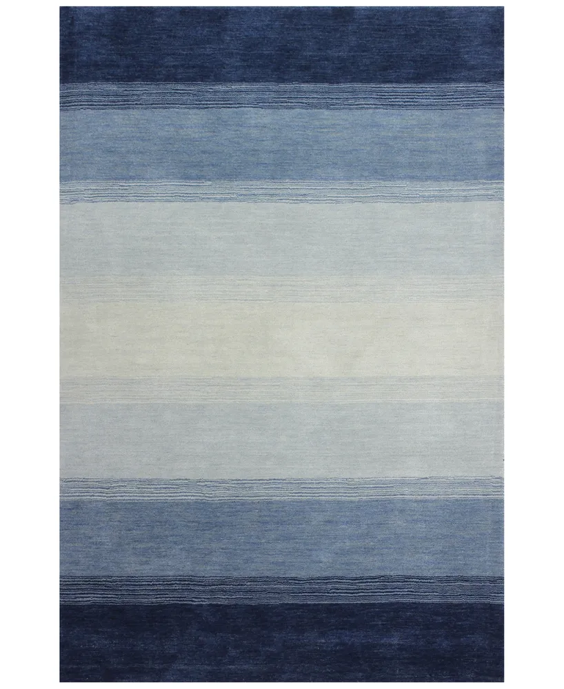 Bayside Bay-95 Blue 3'6" x 5'6" Area Rug