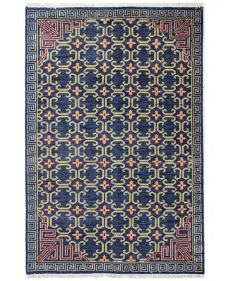 Carah Crh-106 Navy 5' x 7'6" Area Rug