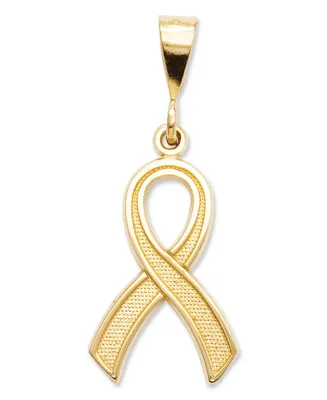 14k Gold Charm, Awareness Charm