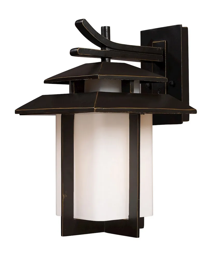 Kanso 1-Light Outdoor Sconce in Hazlenut Bronze