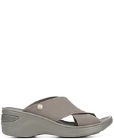 BZees Desire Washable Slide Wedge Sandals