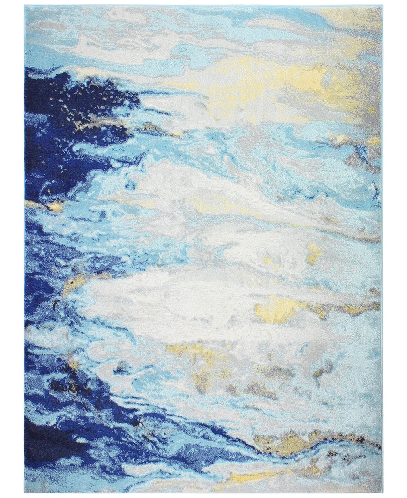 Bashian Medley 5667A Multi 2'6" x 8' Runner Area Rug
