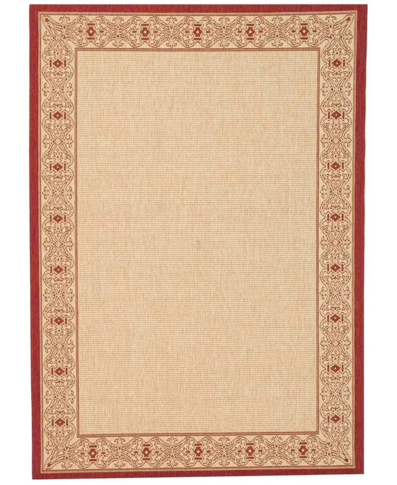 Safavieh Courtyard CY2099 Natural and 4' x 5'7" Outdoor Area Rug