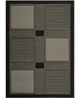 Safavieh Courtyard CY1928 Black and Sand 2' x 3'7" Sisal Weave Outdoor Area Rug