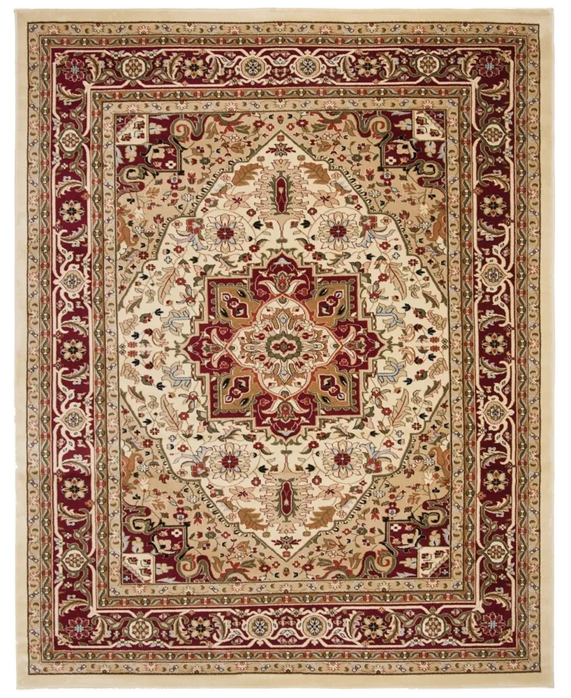 Safavieh Lyndhurst LNH330 Ivory and Red 7'9" x 9'9" Area Rug