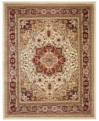 Safavieh Lyndhurst LNH330 Ivory and Red 7'9" x 9'9" Area Rug