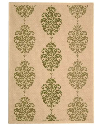 Safavieh Courtyard CY2720 Natural and Olive 2'3" x 12' Runner Outdoor Area Rug