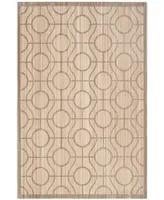 Safavieh Infinity INF590 Yellow and Green 4' x 6' Area Rug