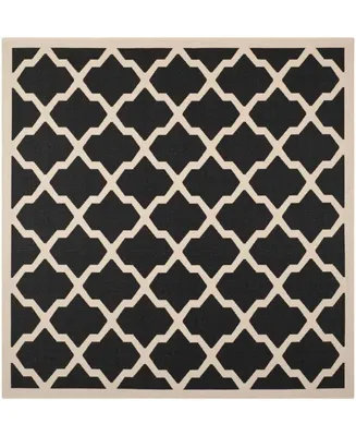 Safavieh Courtyard CY6903 and Beige 4' x 4' Sisal Weave Square Outdoor Area Rug