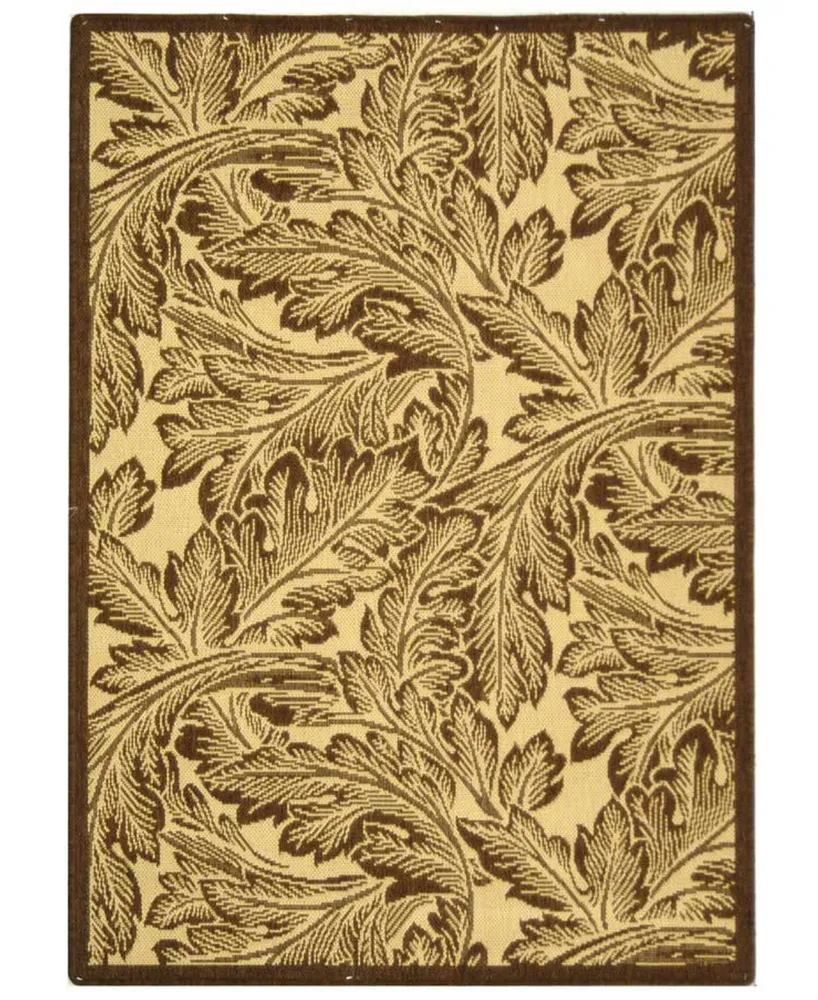 Safavieh Courtyard CY2996 Natural and Brown 2' x 3'7" Outdoor Area Rug