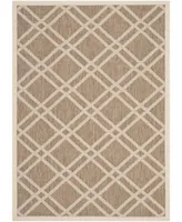 Safavieh Courtyard CY6923 and Bone 6'7" x 9'6" Sisal Weave Outdoor Area Rug