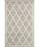 Safavieh Amherst AMT414 Dark Gray and Beige 4' x 6' Area Rug