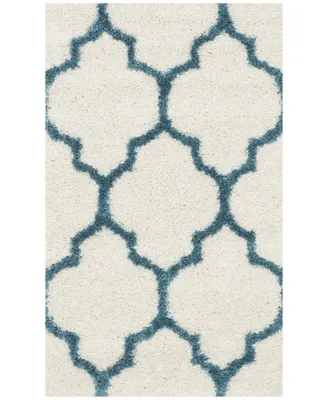 Safavieh Shag Kids SGK566 Ivory and Blue 3' x 5' Area Rug