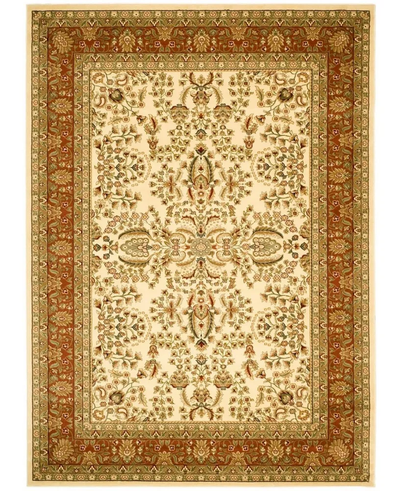 Safavieh Lyndhurst LNH214 Ivory and Rust 12' x 18' Area Rug