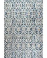 Safavieh Sofia SOF381 Blue and Beige 4' x 5'7" Area Rug