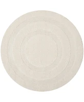 Safavieh Florida Shag SG454 5' x Round Area Rug