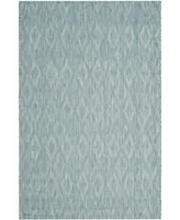 Safavieh Courtyard CY8522 Aqua 6'7" x 9'6" Outdoor Area Rug