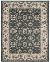 Safavieh Lyndhurst LNH332 Teal and Cream 8' x 10' Area Rug