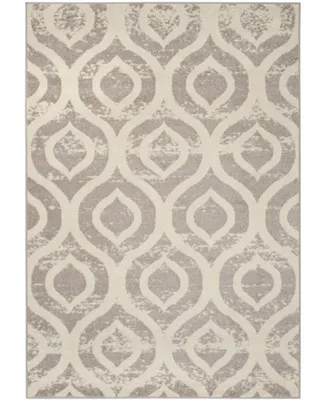 Safavieh Amsterdam AMS107 Ivory and Mauve 5'1" x 7'6" Outdoor Area Rug