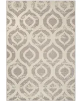 Safavieh Amsterdam AMS107 Ivory and Mauve 5'1" x 7'6" Outdoor Area Rug