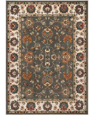 Safavieh Summit SMT292 Gray and Ivory 5'1" x 7'6" Area Rug