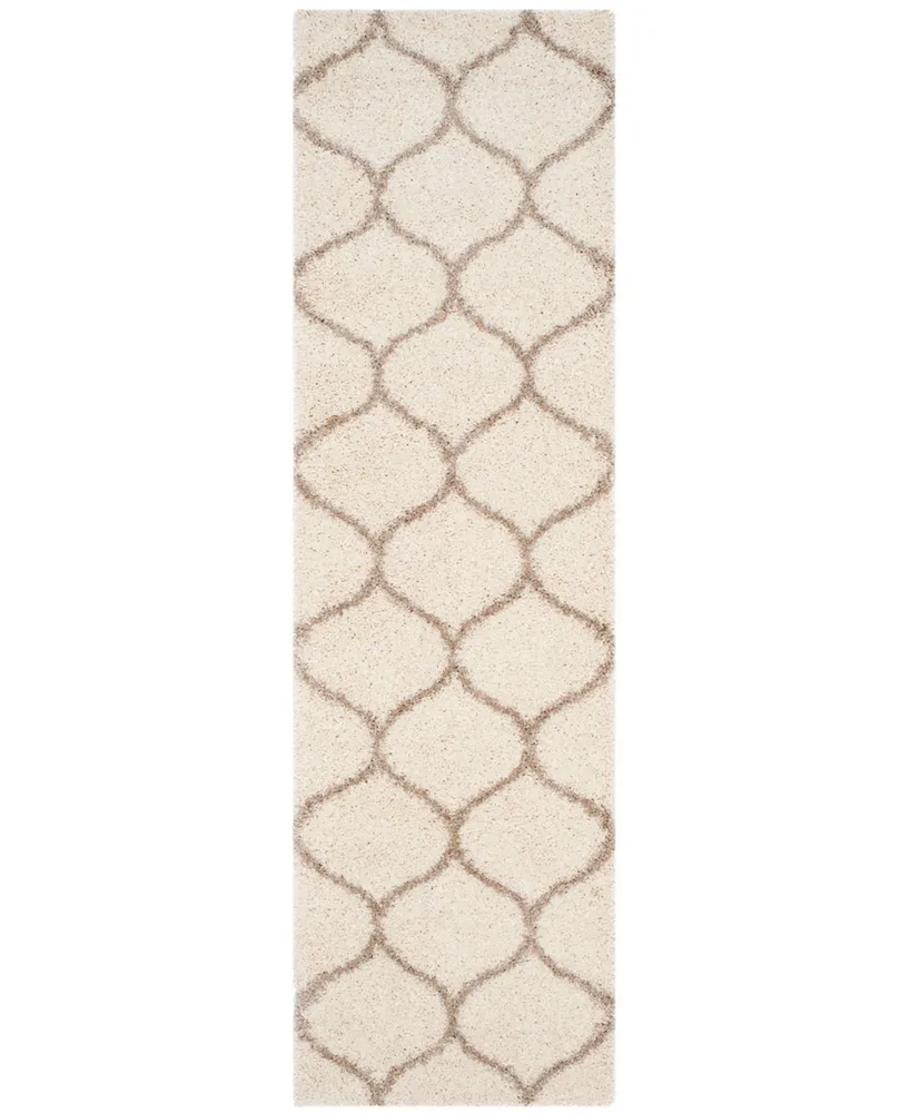 Safavieh Hudson SGH280 Ivory and Beige 2'3" x 6' Runner Area Rug