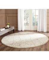 Safavieh Amherst AMT427 Wheat and Beige 9' x 9' Round Area Rug