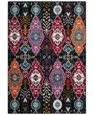 Safavieh Cherokee CHR913 Black and Red 4' x 6' Area Rug