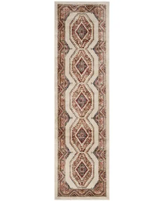 Safavieh Bijar Ivory and Rust 2'3" x 10' Runner Area Rug