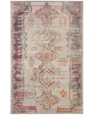 Safavieh Crystal CRS517 Light Gray and Purple 10' x 14' Area Rug