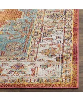 Safavieh Crystal CRS500 Orange and Light Blue 10' x 14' Area Rug