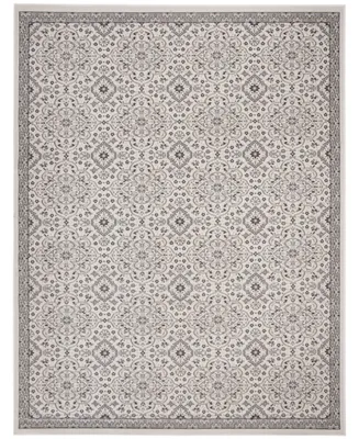Safavieh Montage MTG283 Ivory and Gray 5'1" x 7'6" Outdoor Area Rug