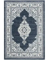 Safavieh Madison MAD506 Cream and Navy 3' x 5' Area Rug