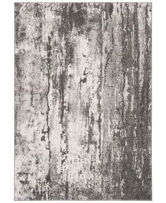 Safavieh Spirit SPR121 Gray and Dark Gray 6'7" x 6'7" Square Area Rug