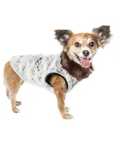 Pet Life Luxe 'Purrlage' Pelage Fur Dog Coat Jacket