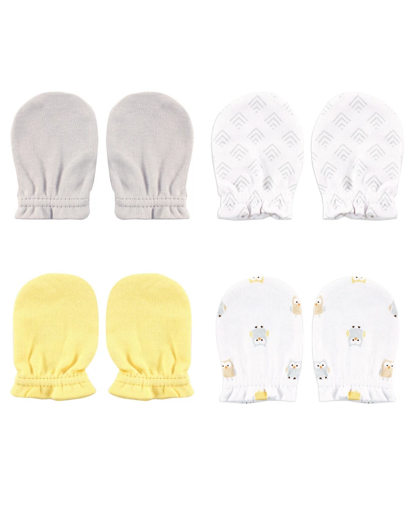Luvable Friends Unisex Gentle Cotton No-Scratch Mitts