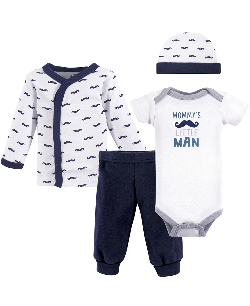 Luvable Friends Baby Boys Baby Cotton Preemie Layette Set Cloud, Preemie