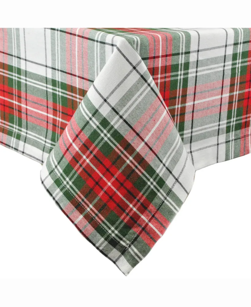 Christmas Plaid Tablecloth 60" x 84"