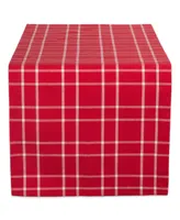 Holly Berry Plaid Table Runner