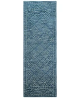 Bashian Veneto CL152 Azure 2'6" x 8' Runner Area Rug