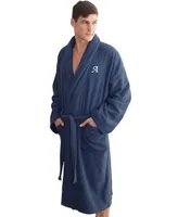 Linum Home 100% Turkish Cotton Personalized Unisex Herringbone Bath Robe