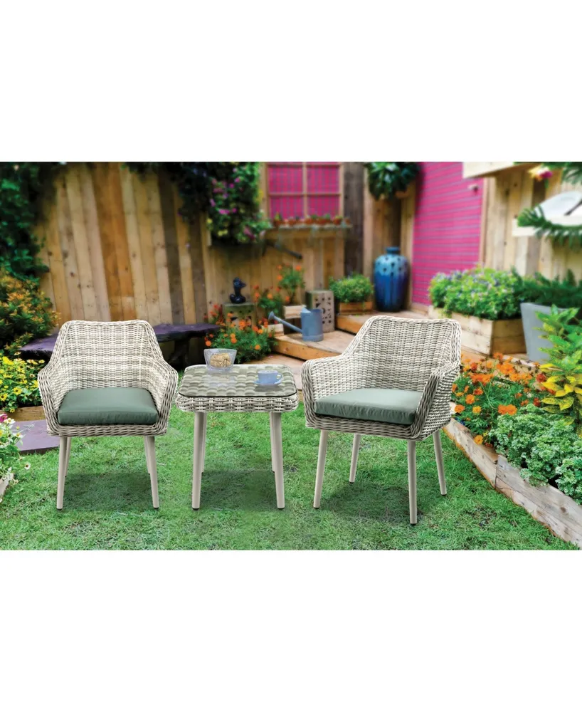 Tashay 3-Piece Patio Bistro Set