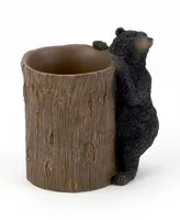 Avanti Black Playful Bears Lodge Resin Tumbler