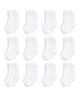 Touched by Nature Baby Girls and Boys Organic Cotton Socks, 12-Pack