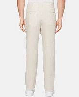 Perry Ellis Men's Regular-Fit Linen Drawstring Pants