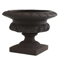 12.5-In. H Iron-finish Decorative Urn - Indoor/Outdoor