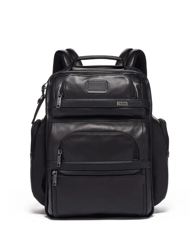 Tumi Alpha 3 Leather Brief Backack