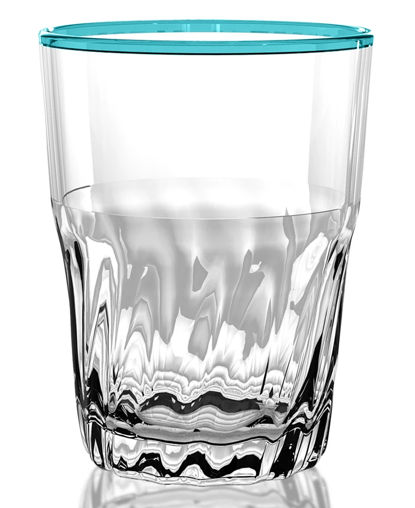 TarHong Cantina Double Old Fashion Premium Plastic Glasses, Set of 6