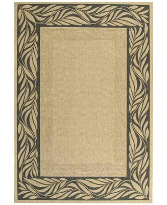 Safavieh Courtyard CY1551 Sand and Gray 5'3" x 7'7" Outdoor Area Rug